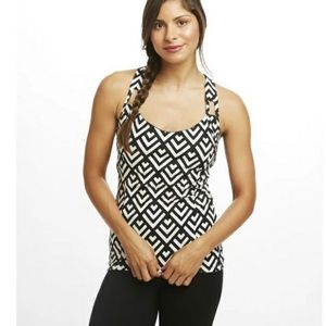 Satva NWT Reva Cami Graphic Geo Active Top SZ XS